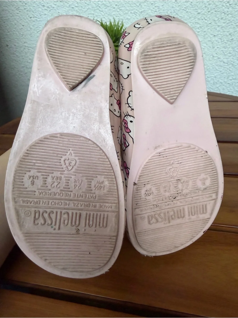 Mini Melissa Pink Hello Kitty Mary Jane Shoes